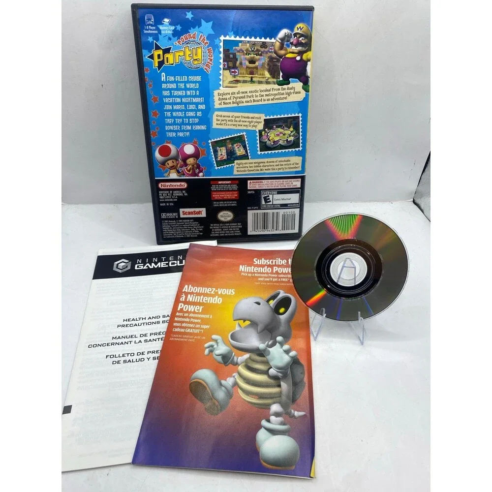 Mario Party 7 GameCube 2005, Tested Working, mint condition disc w insert